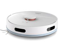 Philips Homerun Serie 2000 2° Gen: robot di aspirazione e pulizia 2 in 1, potenza di aspirazione 6.000 pa 130 minuti di autonomia, navigazione laser, tappeto boost, controllo app, bianco artico