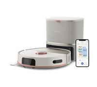 Philips HomeRun Serie 5000 - robot aspira e lava, 10.000 Pa, doppi moci rotanti, auto-svuotamento (S-bag®), navigazione laser, app HomeRun, beige seta (XU5100/20)