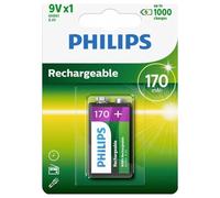 Philips HR22 Batteria ricaricabile da 9 V NiMH 170 mAh 8.4 V 1 pz.