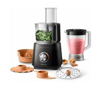 PHILIPS HR7510/10 ROBOT DA CUCINA, 800 W, capacità ciotola, Nero