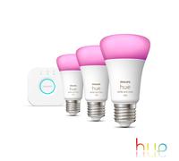 Philips Hue White and Color ambiance Starter Kit Bridge + 3 Lampadine Philips By Signify
