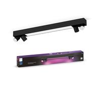 Philips Hue White & Color Ambiance Set 4 faretti a soffitto Centris - Nero