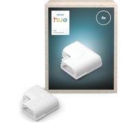 Philips Hue Connettore angolare per Striscia LED Flux, Confezione da 4 | Estensione a 90 gradi, Luce omogenea, Facile installazione, Smart Home, Illuminazione flessibile per interni