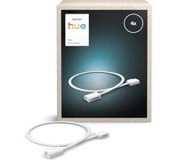 Connettore Flessibile per Striscia LED Hue Flux, 50 cm, Accessori, Luce Flessibile per Interni, Transizione Perfetta della Luce, Installazione Precisa, Sicuro e Facile da Usare, Confezione da 4