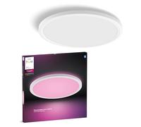 Philips Hue Devote Pannello Smart LED, White and Color Ambiance, Rotondo, diametro 43 cm, 23W, 2900 Lumen, Cornice bianca, Illuminazione degli spazi interni