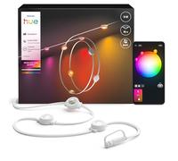 Philips Hue Festavia Permanent Prolunga per Stringa di Luci da Esterno, 9 M, Dimmerabile, Resistente alle Intemperie, Impermeabile, Facile da Installare, White and Color Ambience, Cavo Bianco