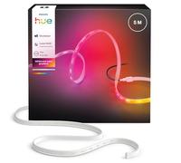 Philips Hue Flux Outdoor Striscia LED 5m, multicolore, 3.000 lm, luce per esterni flessibile, miscela colori Chromasync™, adatta a ogni condizione climatica, contr. voce e app