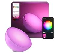 Philips Hue Go, Lampada portatile smart, Bianco | 6 W, Luce bianca e colorata, Dimmerabile, Smart Home, Batteria potenziata, Controllo vocale via app e bluetooth