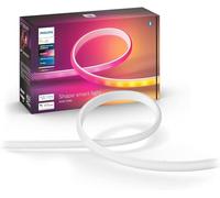 Philips Hue Gradient Lightstrip, Strisce luminose a LED smart, 2 m | Luce bianca e colorata, 16 milioni di colori, 1600 lm, Controllo via bluetooth, Smart Home