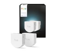 Philips Hue Interruttore a Muro Cablato, 2 Pezzi, Controllo Luci Hue, Comandi Personalizzati, Senza Batterie, Connessione Affidabile, App, Comandi Vocali, Funziona con Apple Home, Google Home, Alexa
