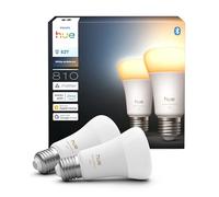 Philips Hue Lampada Smart LED A60, white amb., E27 Base, 6 W, spettro compl. 1.000 K-20.000 K, 810 lumen, int. regolabile, compatibile Alexa, Google Assistant e Apple Home, conf. da 2