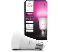 Philips Hue Lampada Smart LED A60, white and color amb., E27 Base, 8,1 W, spettro compl. 1.000 K-20.000 K, 1.100 lumen, int. regolabile, compatibile Alexa, Google Assistant e Apple Home, conf. da 1