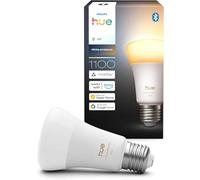 Philips Hue Lampada Smart LED A60, white amb., E27 Base, 8,1 W, spettro compl. 1.200 K-20.000 K, 1.100 lumen, int. regolabile, compatibile Alexa, Google Assistant e Apple Home, conf. da 1
