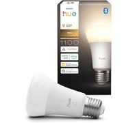 Philips Hue Lampada Smart LED A60, luce bianca calda 2.700 K, E27 Base, 9,5 W, 1.100 lumen, intensità regolabile, compatibile con Alexa, Google Assistant e Apple Home, conf. da 1