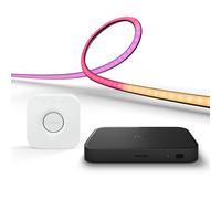 Philips Hue Pacchetto: Lightstrip Play Gradient 75" + Sync Box 8k + Bridge