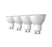 Philips Hue Pacchetto vantaggio - GU10 - con 4 Faretti LED - Luce bianca calda - Hue White