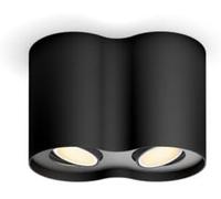 Philips Hue Pillar, Faretto Smart LED, 2 luci, Nero