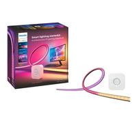 Philips Hue White and Color Ambiance Lightstrip Gradient per PC 24 -27" Confezione da 3 strisce Starter kit + Hue Bridge