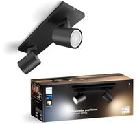 Philips Hue Runner White Ambiance, Faretto smart, 2 luci, Nero