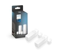 Philips Hue Secure, Sensori di Contatto, 2 Pezzi, Installazione Wireless, Batteria Lunga Durata, Montaggio Facile, Bianco