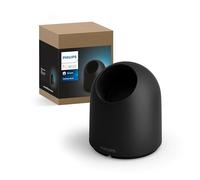 Philips Hue Secure, Supporto da tavolo per telecamera di sicurezza, Nero | Base per superfici stabile, Nasconde il cavo di ricarica, Per videocamere cablate, Smart Home