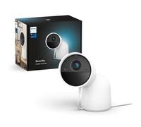 Philips Hue Secure, Telecamera di Sicurezza da Tavolo, con Cavo, HD 1080p, Visio