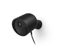 Philips Hue Videocamera Cablata Secure, Risoluzione Video 2K, Notifiche Instantanee, Integrazione Perfetta con Luci Philips Hue, Alimentazione Continua con Connessione Cablata, Interni ed Esterni,Nera