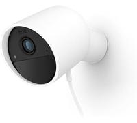 Philips Hue Videocamera cablata Secure, risoluzione video 2K, notifiche di attiv., integr. perfetta con lampade, alimentazione continua con connessione cablata, interni ed esterni, bianca