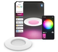 Philips Hue Slim Downlight, Faretti LED da Incasso, 1000 lm, 90 mm, Sottile, Lampadina da Soffitto 1.000 K-20.000 K, Faretto da Incasso, Colore Preciso, Illuminazione Intelligente, Bianco, 1 Pezzo