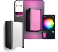 Philips Hue Turaco, Applique per esterni smart LED | Lampadina A60 inclusa, Luce bianca e colorata, 1100 lm, Resistente a intemperie, Smart Home, Compatibile con Matter e Zigbee
