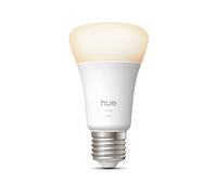 Philips Hue Lampada Smart LED A60, luce bianca calda 2.700 K, E27 Base, 9,5 W, 1.100 lumen, intensità regolabile, compatibile con Alexa, Google Assistant e Apple Home, conf. da 1