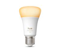 Philips Hue Lampada Smart LED A60, white amb., E27 Base, 8,1 W, spettro compl. 1.200 K-20.000 K, 1.100 lumen, int. regolabile, compatibile Alexa, Google Assistant e Apple Home, conf. da 1