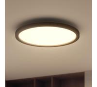 Philips Hue Illuminazione smart - Plafoniera Smart LED, diametro 39,5 cm, 24,5 W, dimmerabile, con telecomando, luce bianca, nero 929003597901