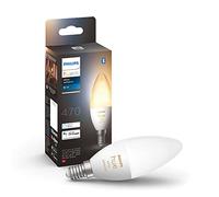 Philips Hue White Ambiance, Lampadina Smart LED Smart, Bluetooth, Attacco E14, 5W, Dimmerabile, Luce Bianca da Calda a Fredda