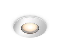 Philips Hue Adore, Faretto smart da bagno, Alluminio | 5.5 W, Luce bianca da calda a fredda, Telecomando Dimmer Switch incluso, Smart Home, Controllo vocale via app, Con Bluetooth