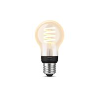 Philips Hue White Ambiance Filament A60, Lampadina a Filamento Connessa, con Bluetooth, Attacco E27, Dimmerabile, 7 W, Luce Bianca da Calda a Fredda