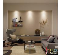 Philips Hue White Ambiance Milliskin faretto da incasso, set espansione da 3, GU10, 8720169319936, White Ambiance Milliskin; White Ambiance; Milliskin [Lampade per Interni > Punti Luce e Faretti]