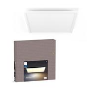 Philips Hue White Ambiance, Pannello Smart Aurelle, luce bianca da calda a fredda, 19W, 60x60cm, bianco, Compatibile Bluetooth, Controllo Vocale con Alexa, Google Assistant e Apple Homekit