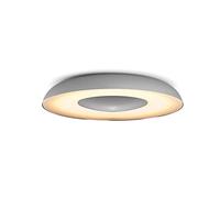 Philips Hue White Ambiance Plafoniera Smart Still, Luce Bianca da Calda a Fredda, Alluminio, Telecomando Dimmer Switch Incluso