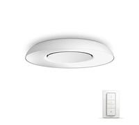 Philips Hue White Ambiance Plafoniera Smart Still, Luce Bianca da Calda a Fredda, Led Integrato, 32W, Bianco, Telecomando Dimmer Switch Incluso