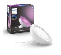 Philips Hue White and Color Ambiance Bloom, Lampada da tavolo smart, Bluetooh, Bianca