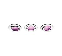 Philips Hue White and Color ambiance Centura Faretto Smart ad incasso rotondo Bianco 3 pack
