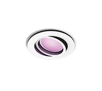 Philips Hue White And Color Ambiance Centura, Faretto Ad Incasso Smart, Base Rotonda, Bluetooh, 6 W, Bianco, 1 Unità, Confezione da 1