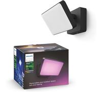 Philips Hue White and Color Ambiance Discover Proiettore per Esterni, 15W, Nero