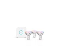 Kit illuminazione smart Bluetooth 4,7W GU10 bianco multi Philips Hue 3 lampadine