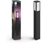 Philips Hue White and Color Ambiance Impress Piedistallo Smart per Esterni, LED Integrato, 8W, Nero