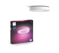 Philips Hue White and Color Ambiance Infuse, Plafoniera Smart, Grande, Pannello LED Soffitto con Bluetooh, 52.5 W, Lampada Smart con App, Bianca