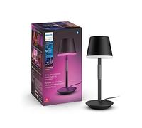 Philips Hue White and Color ambiance Go Lampada Smart da Tavolo Ricaricabile Nera Wireless