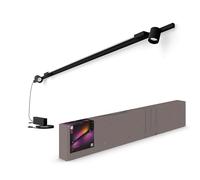 Philips Hue White and Color Ambiance, Perifo, Kit di Illuminazione a Binario da parete, Kit con 2 Faretti e 1 Barra Luminosa, 16.8 W, Nero