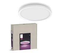 Philips Hue White and Color Ambiance Surimu, Plafoniera Smart Rotonda, Luce Bianca o Colorata, Dimmerabile, 40W, Bianco